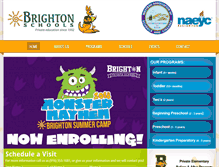 Tablet Screenshot of brightonschools.com